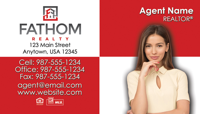 Fathom Realty Business Cards #008