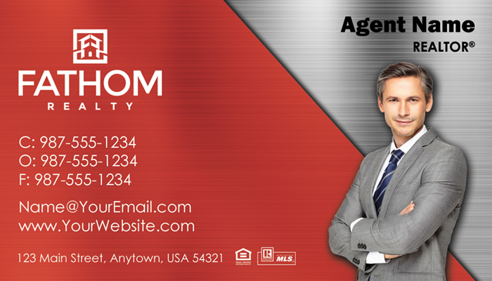 Fathom Realty Business Cards #009