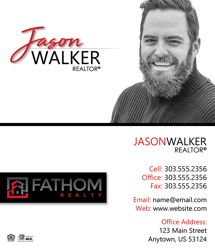 Fathom Realty Business Cards Luxury Set #01