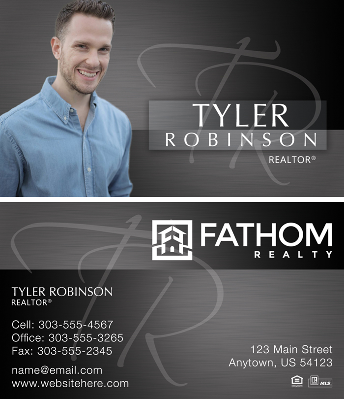 Fathom Realty Business Cards Luxury Set #05