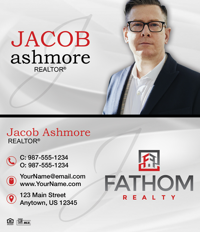 Fathom Realty Business Cards Luxury Set #11