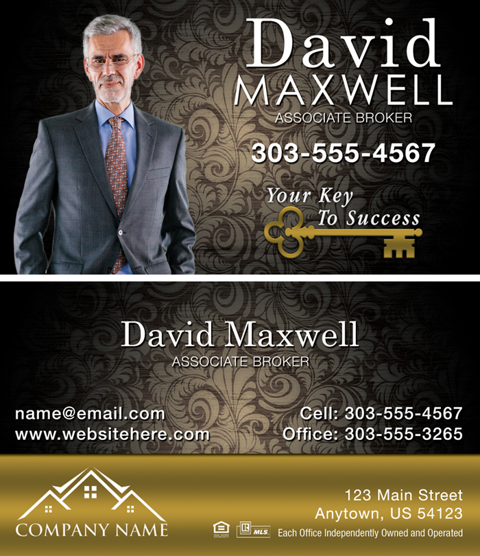 Real Estate Business Cards Luxury Set #03