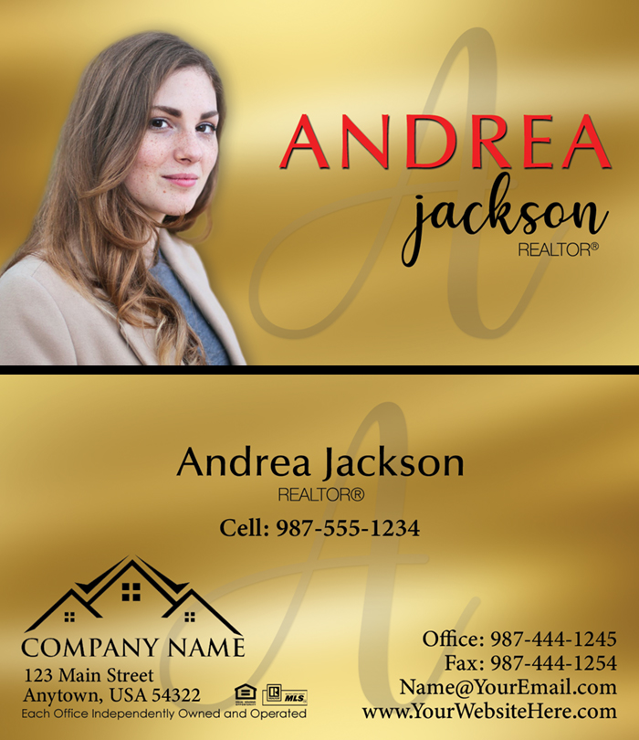 Real Estate Business Cards Luxury Set #04
