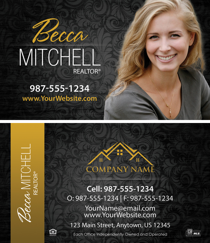 Real Estate Business Cards Luxury Set #10