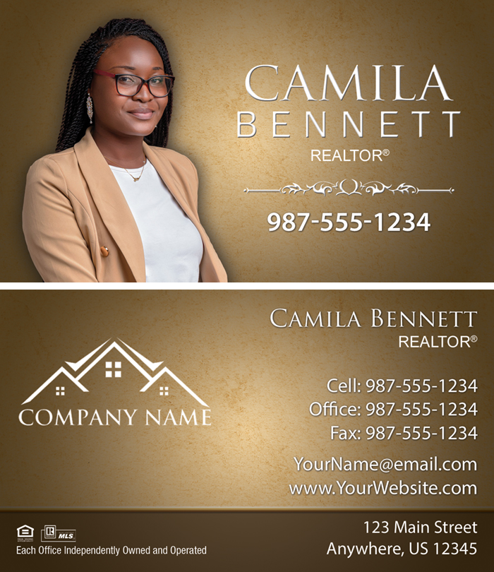 Real Estate Business Cards Luxury Set #12