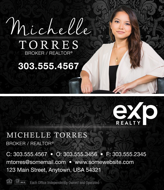 eXp Realty Business Cards Luxury Set #02