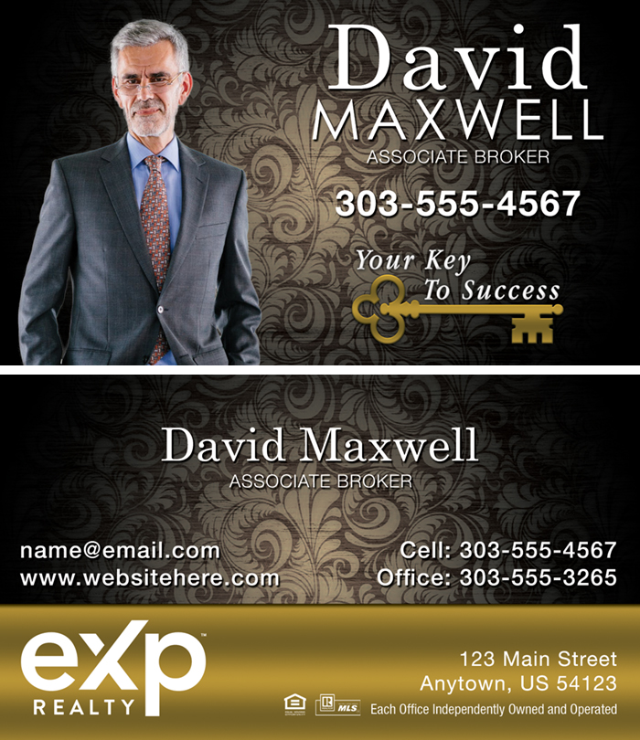 eXp Realty Business Cards Luxury Set #03