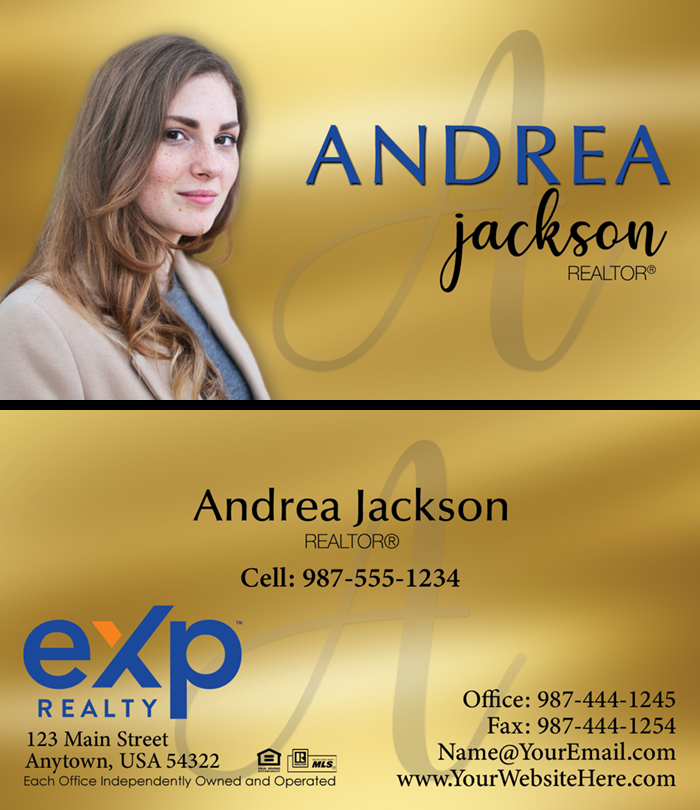 eXp Realty Business Cards Luxury Set #04