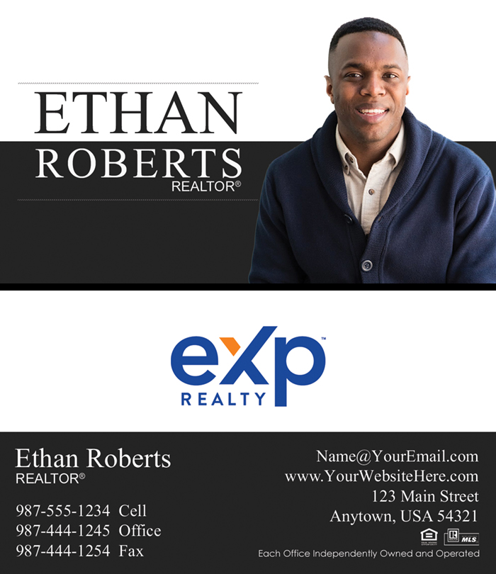 eXp Realty Business Cards Luxury Set #07